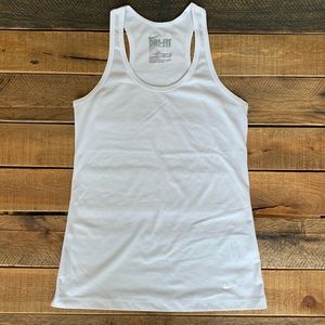 Nike Dri-Fit white tank top workout XS